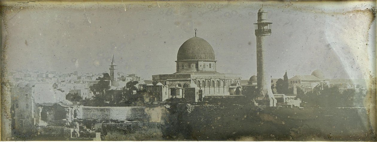 Jerusalem: Esplanaden vid Salomos tempel, Klippdomen av Joseph Philibert Girault De Prangey