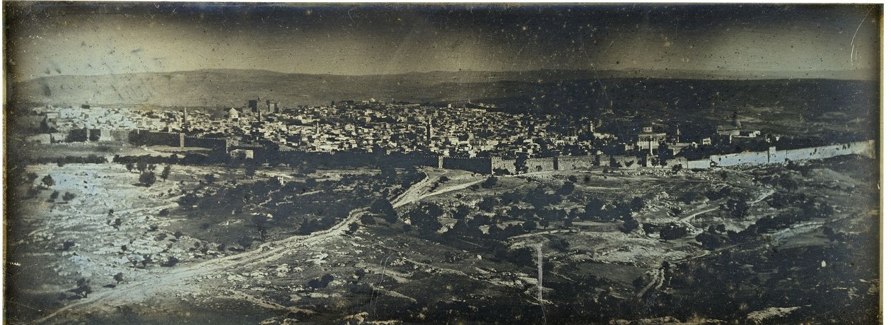 Jerusalem: panoramautsikt av Joseph Philibert Girault De Prangey