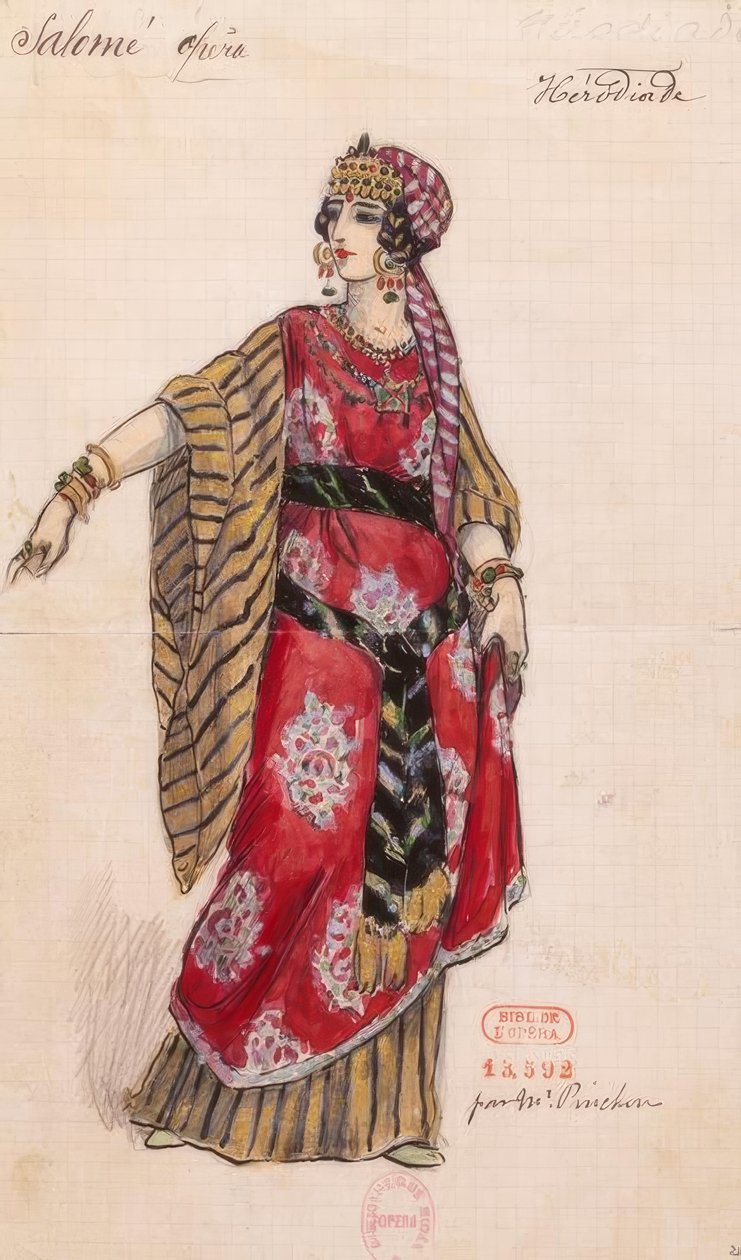 Herodias av Joseph Porphyre Pinchon