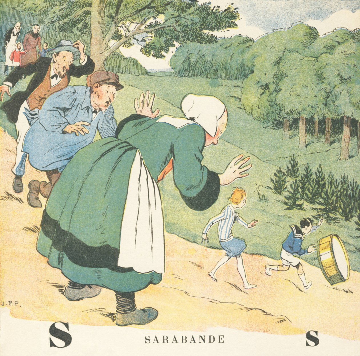 S: Sarabande av Joseph Porphyre Pinchon