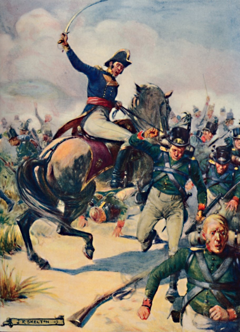 General Janssens vid slaget vid Blaauwberg, 1909 av Joseph Ratcliffe Skelton