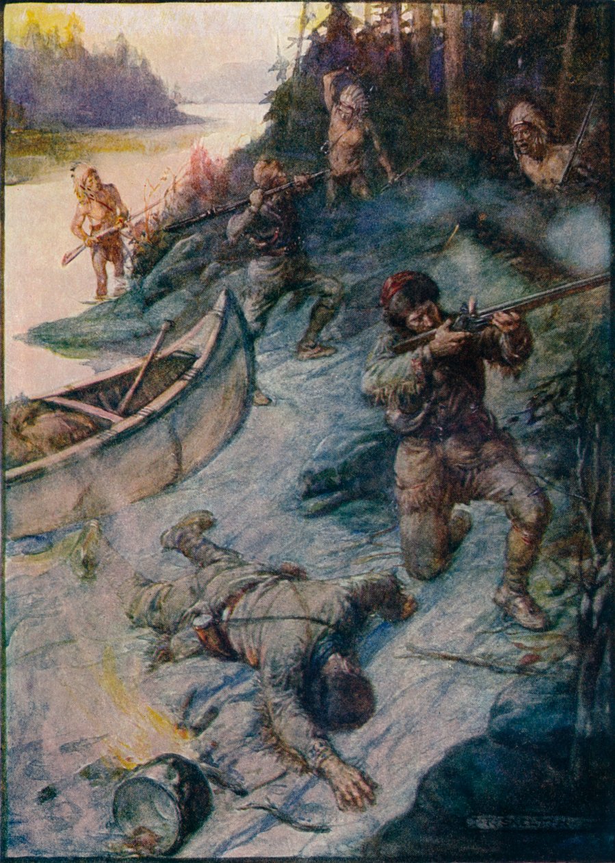 Ingen människa var säker, inget liv var säkert, 1908, c1920 av Joseph Ratcliffe Skelton