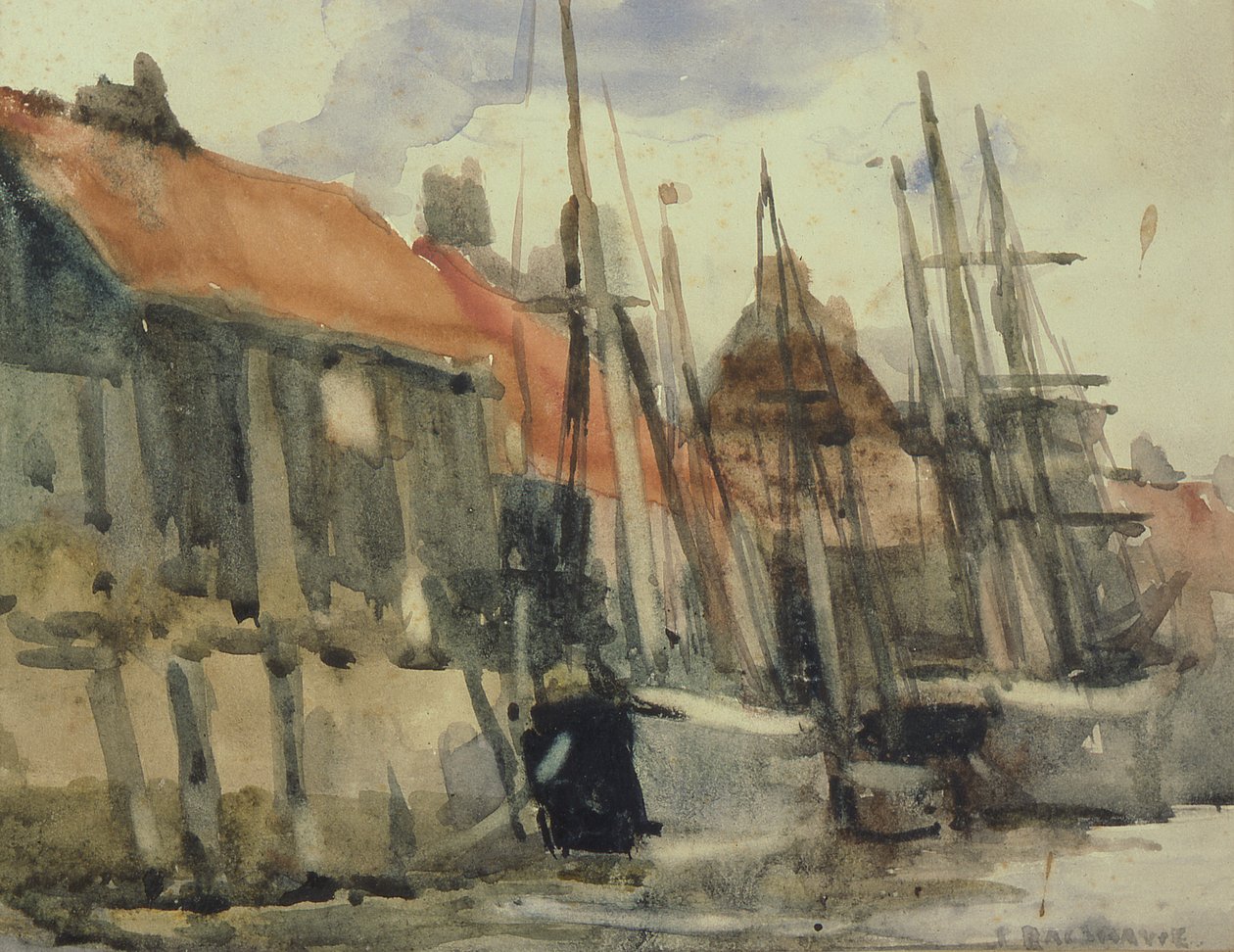 Vid The Wharf av Joseph Richard Bagshaw