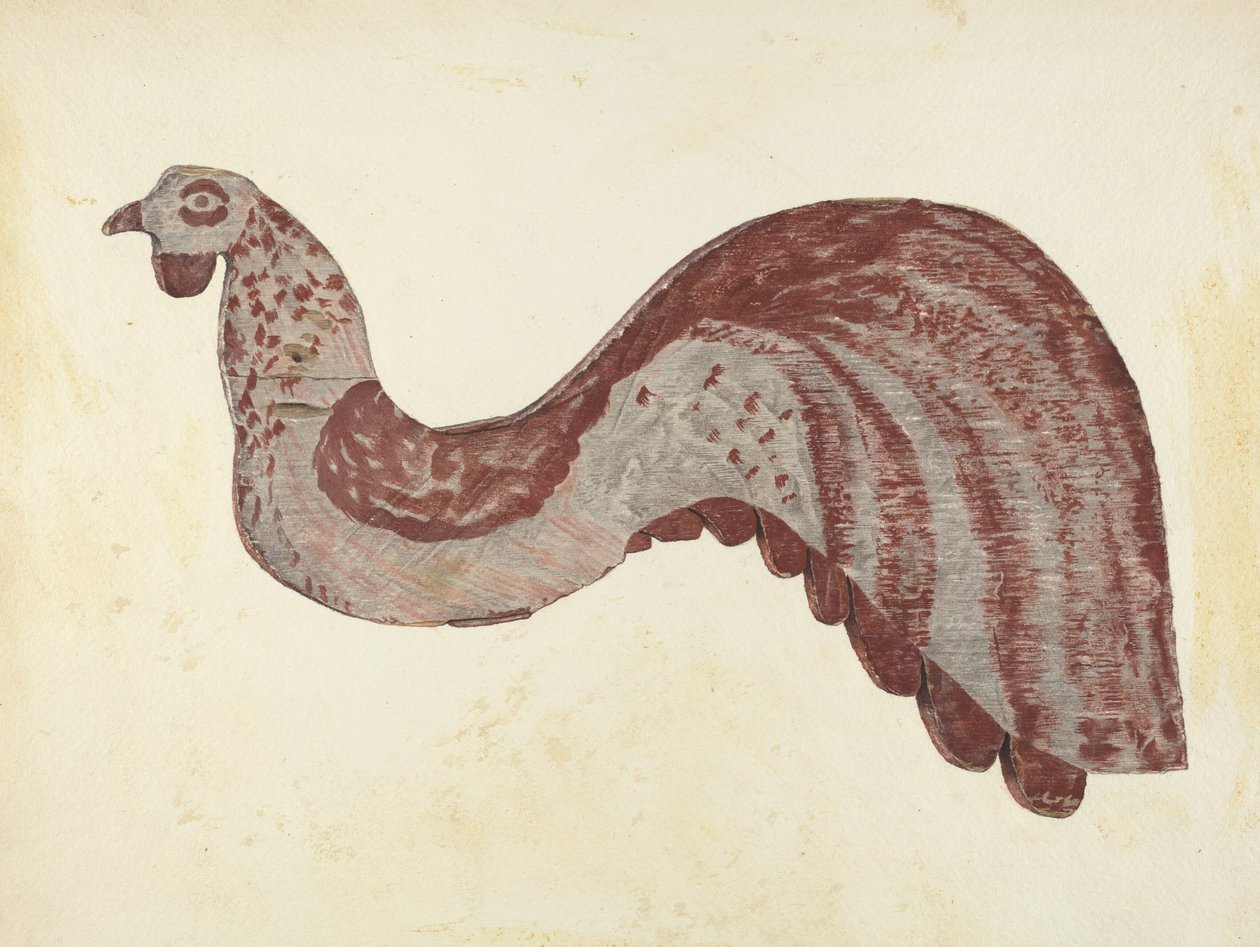 Cock väderflöjel av Joseph Rothenberg