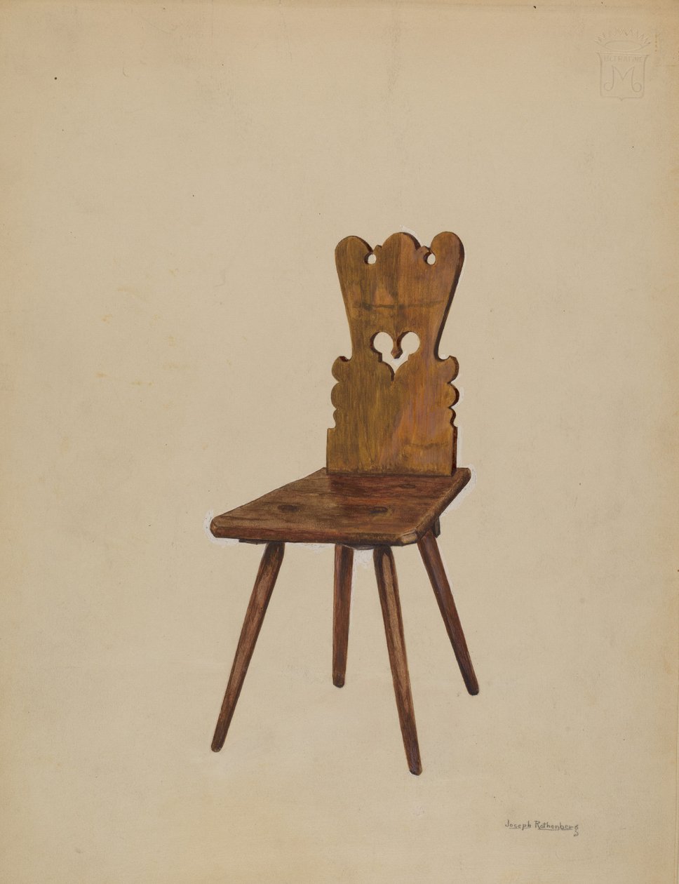 Sidostol, 1936. av Joseph Rothenberg