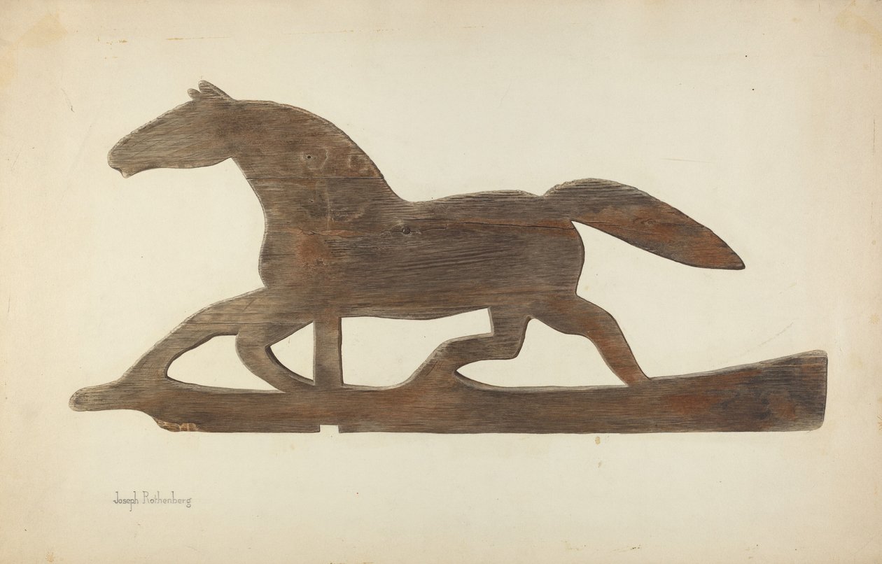 Väderflöjel, ca. 1938. av Joseph Rothenberg