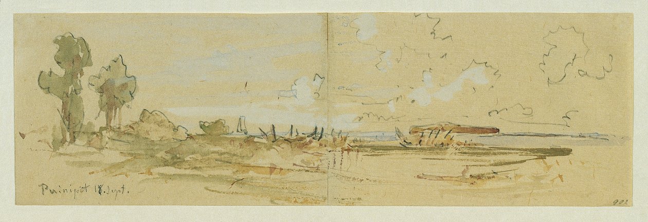 Uferlandschaft der Insel Puinipet (Ponape), Caroline Islands av Joseph Selleny