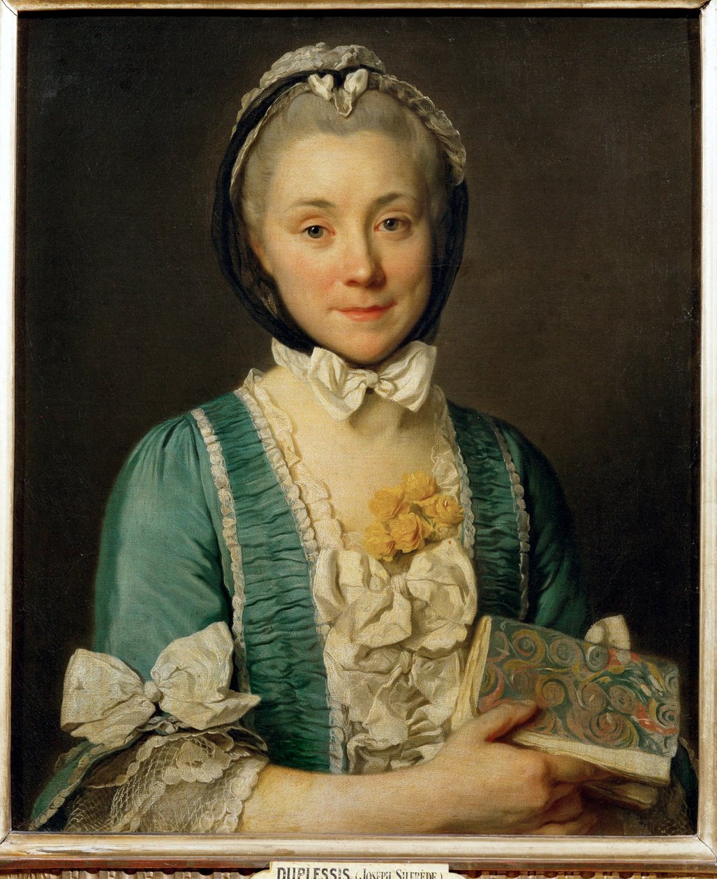 Madame Lenoir, mor till Alexandre Lenoir, grundare av Musee des mouments francais ... av Joseph Siffred Duplessis