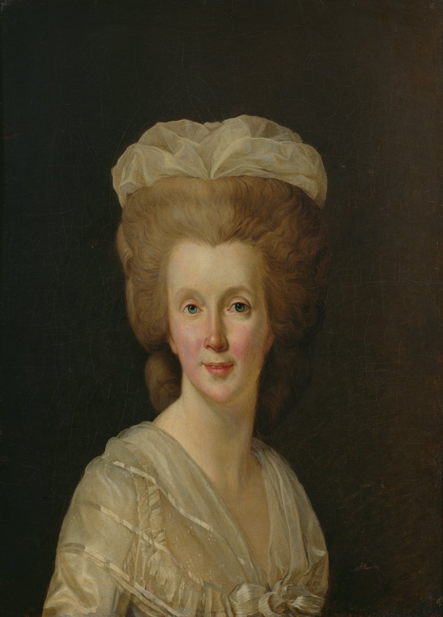 Porträtt av Madame Necker (1739-94) av Joseph Siffred Duplessis