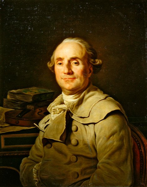 Porträtt av Michel-Paul Guy de Chabanon av Joseph Siffred Duplessis