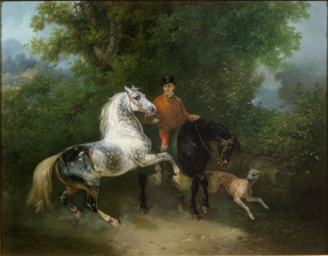 Reiter und Pferd von Joseph Simon Volmar