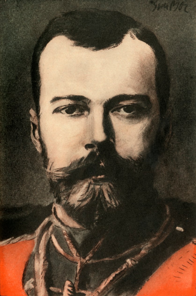 Nicholas II., tsar av Ryssland, 1910. av Joseph Simpson