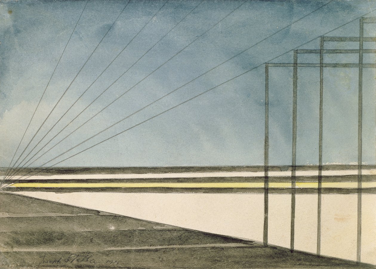 Telegrafstolpar av Joseph Stella