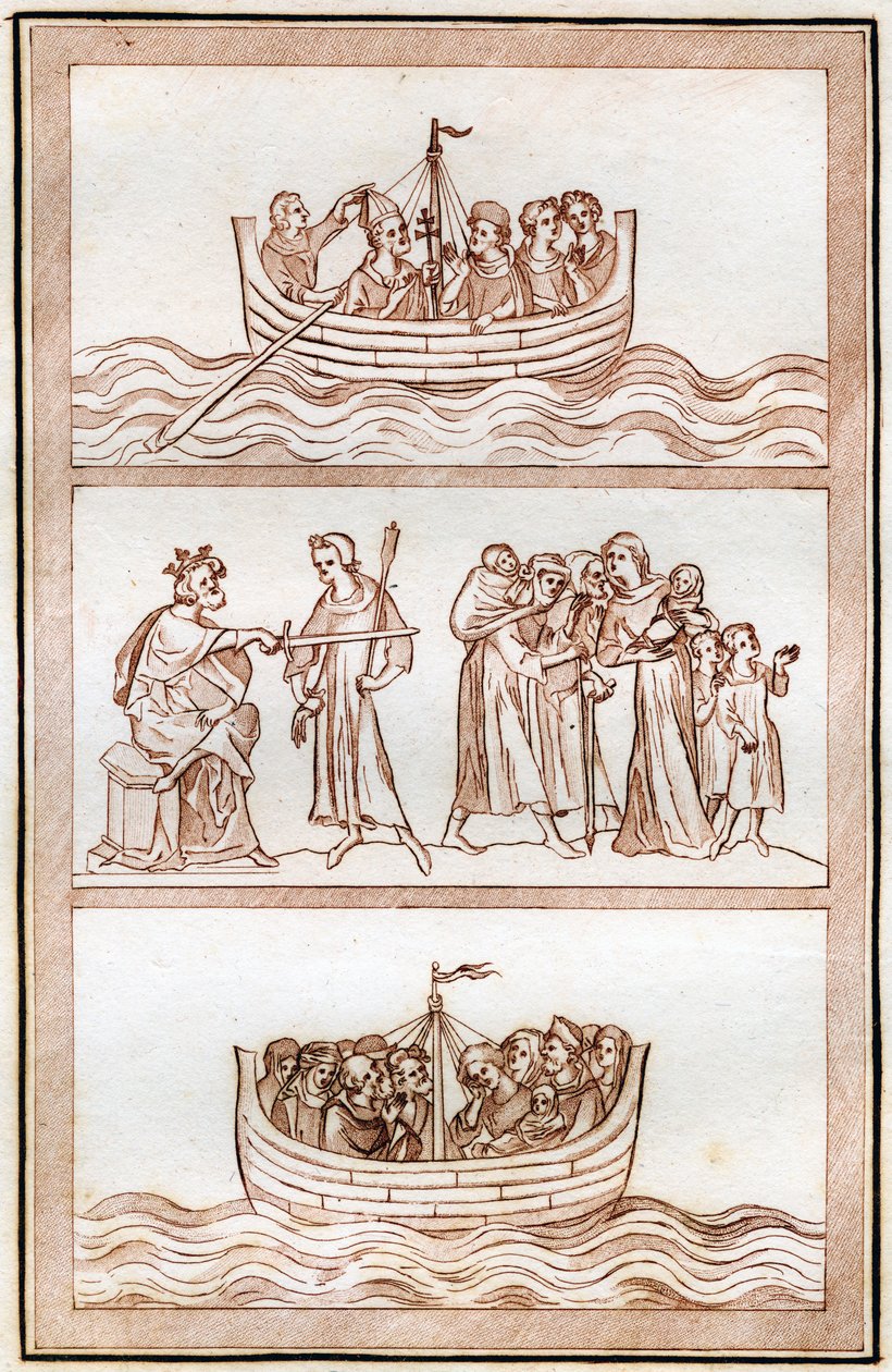 Thomas Beckets liv, 1801. av Joseph Strutt
