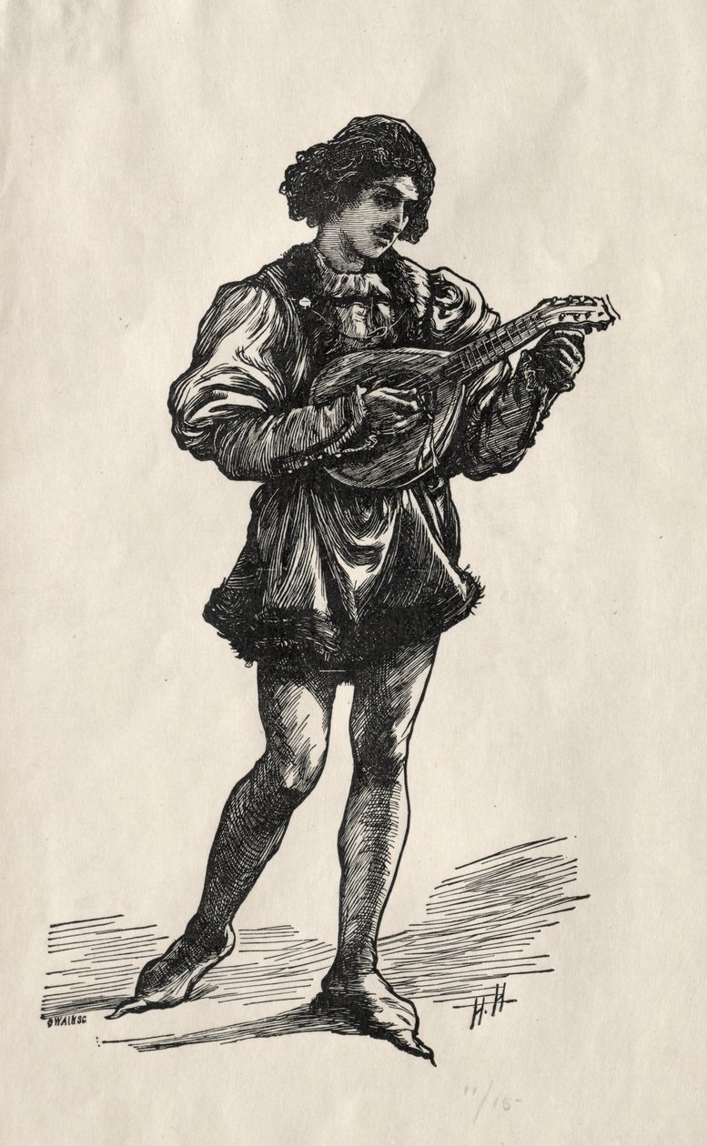 En trubadur av Joseph Swain