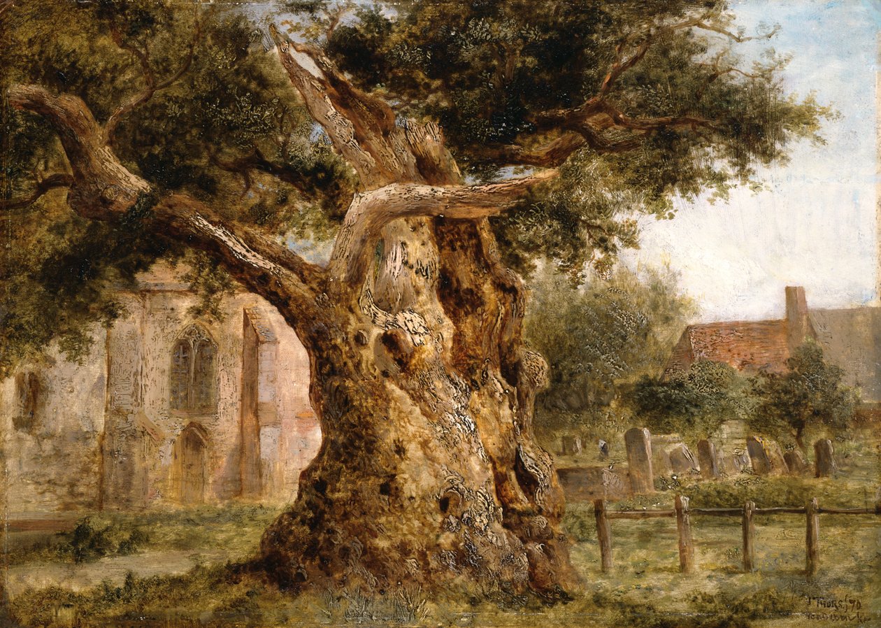 Den gamla eken, 1870 av Joseph Thors