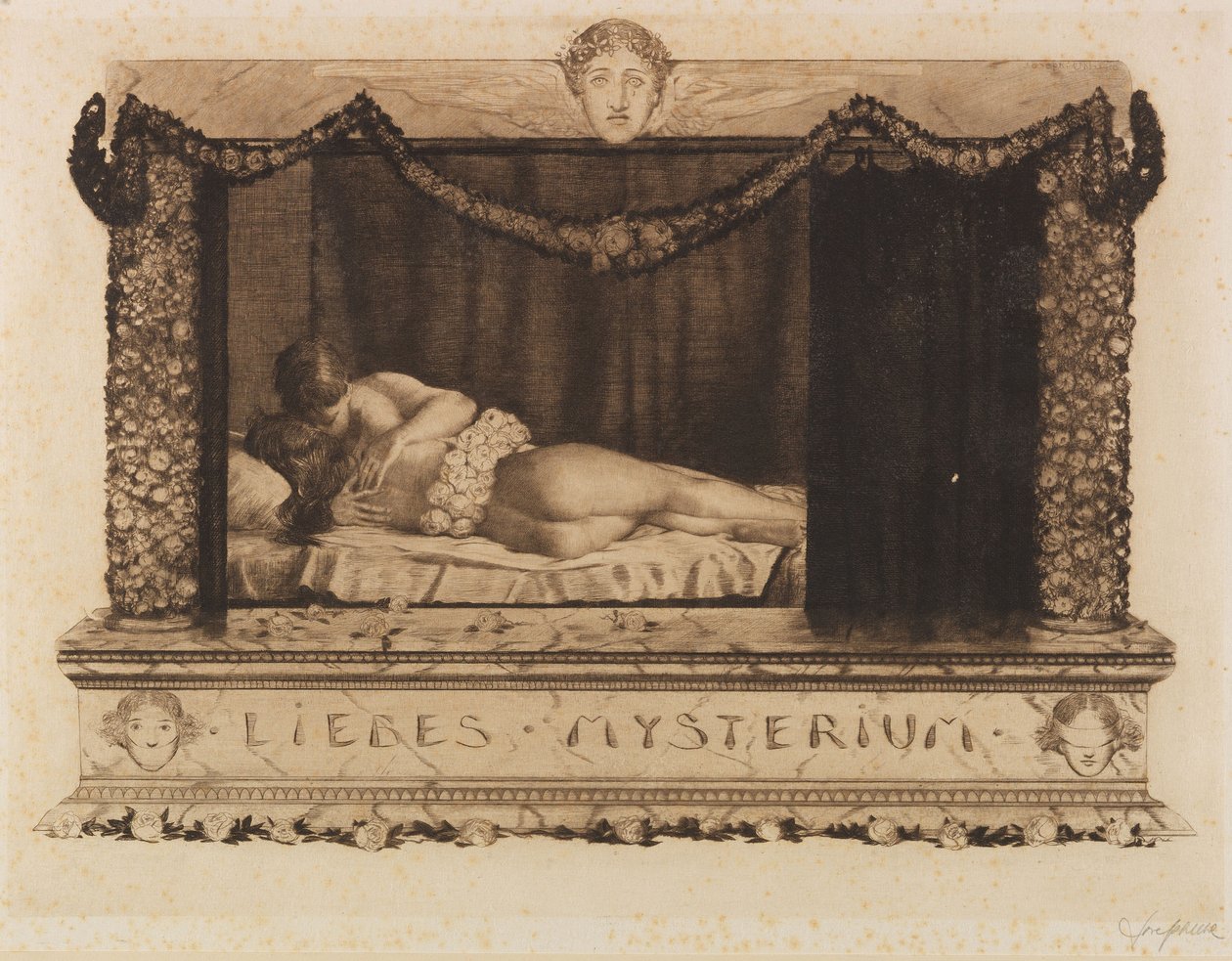 Ett kärleksmysterium, 1913. av Joseph Uhl