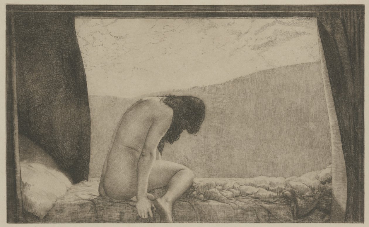 Forsaken, c.1913 (engraving) av Joseph Uhl