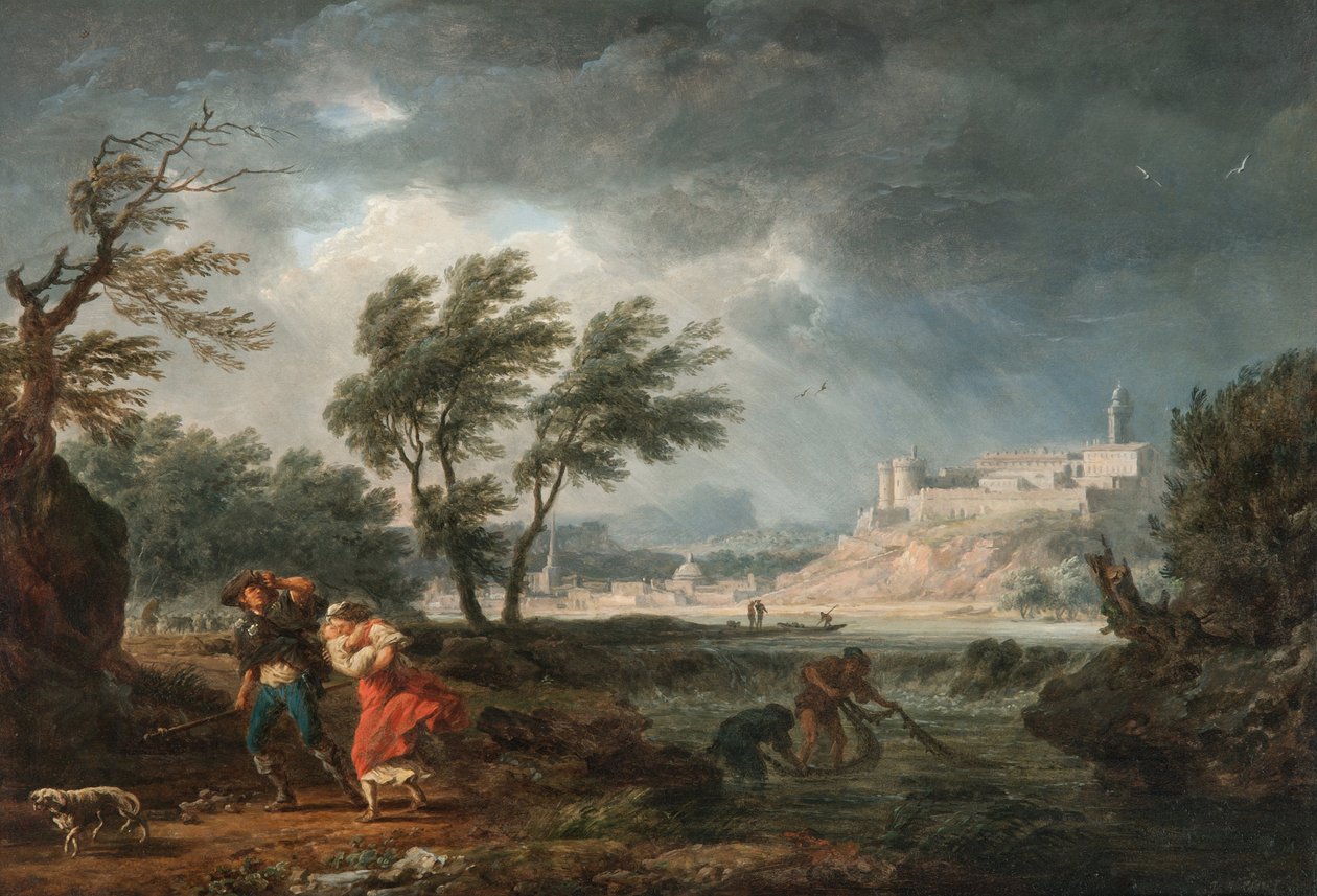 De fyra tiderna på dygnet: Mitt på dagen av Joseph Vernet
