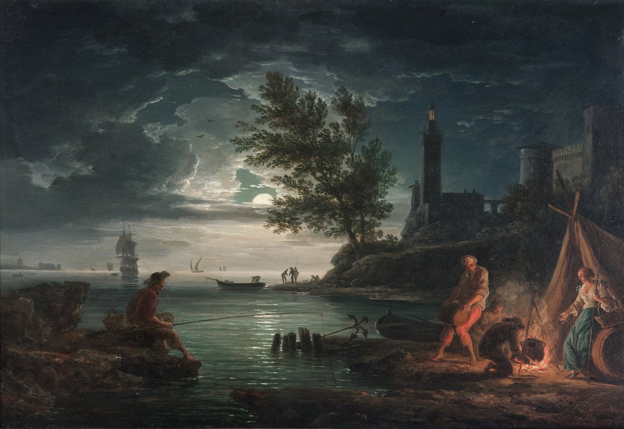 De fyra tiderna på dygnet: Natt av Joseph Vernet