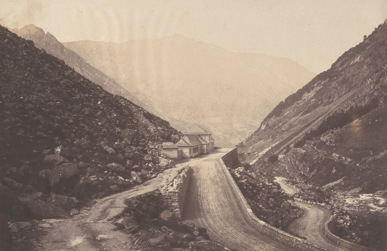 Raillière-baden i Cauterets, 1853. av Joseph Vigier