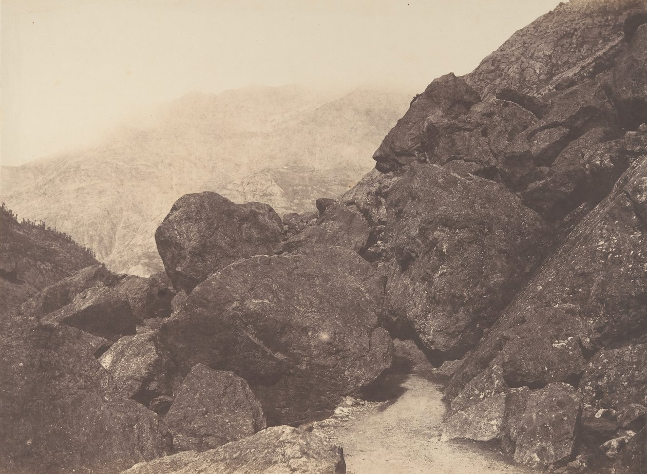 Block i kaos, St-Sauveur, 1853. av Joseph Vigier