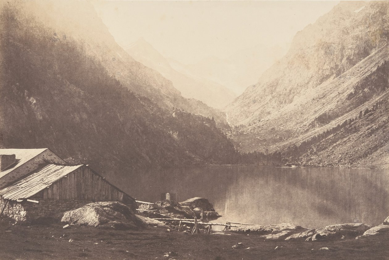 Gaube Lake, Cauterets, 1853. av Joseph Vigier