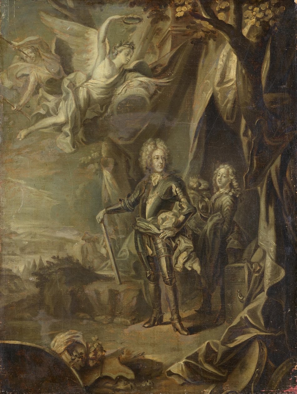 Apoteos av prins Eugen av Savojen av Joseph Vivien