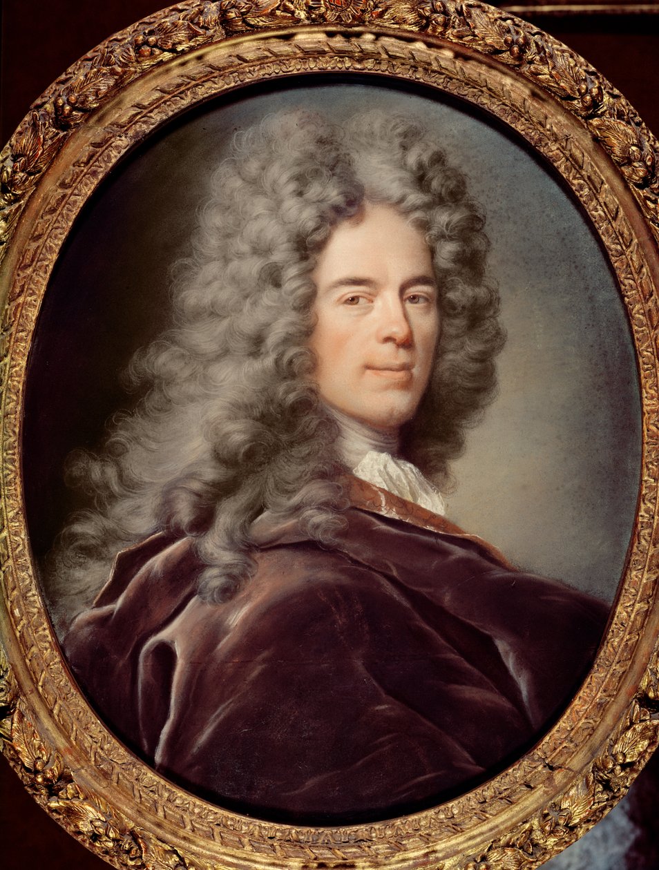 Porträtt av en man, som tros vara La Bruyere, ca 1685-90 av Joseph Vivien