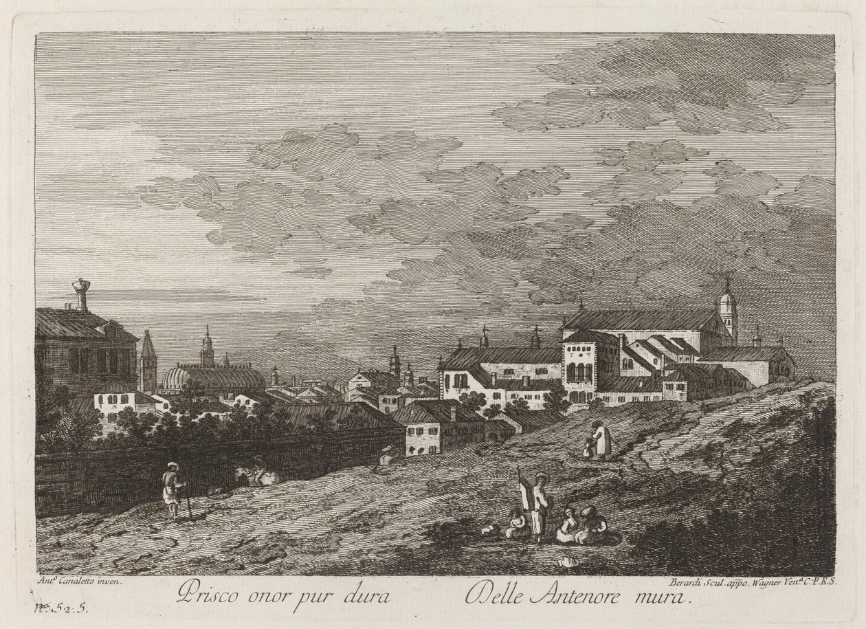 Priscus ära varar fortfarande ..., c. 1760. av Joseph Wagner
