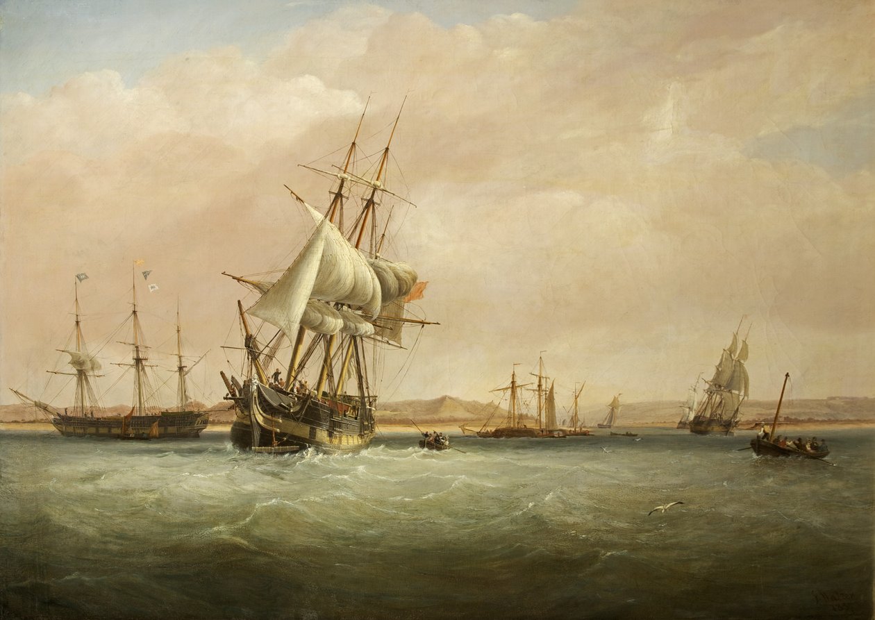 King Road och The Mouth of the Avon av Joseph Walter