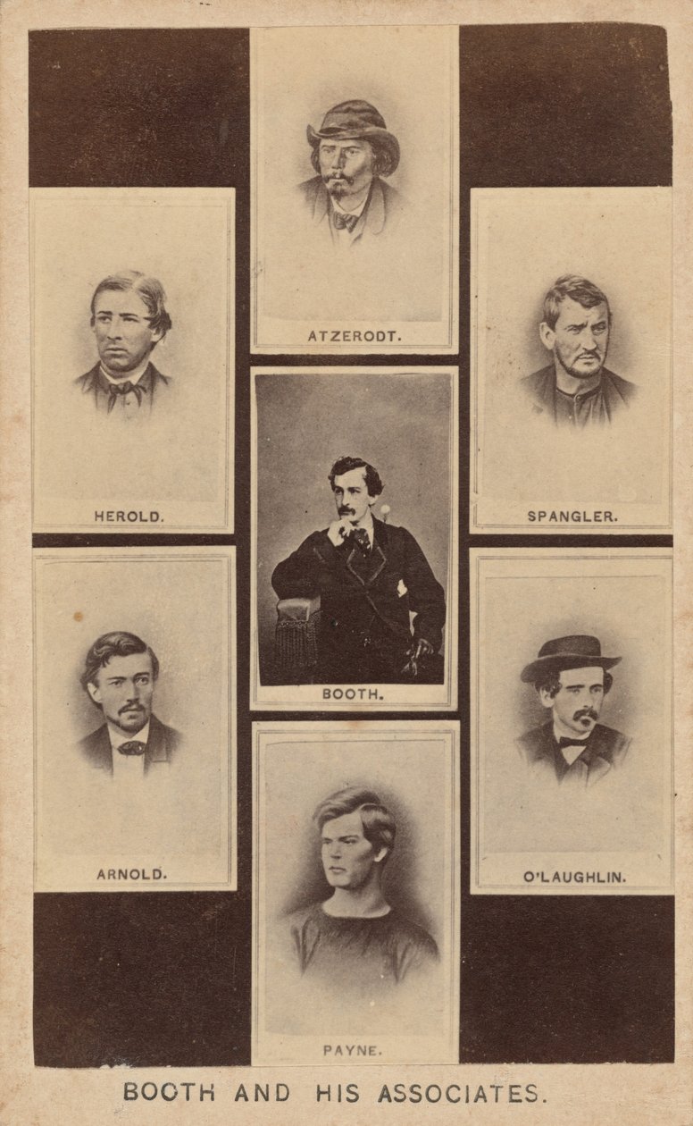 Booth och hans medarbetare,1865 (foto) av Joseph Ward
