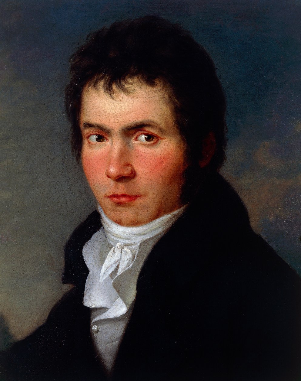 Porträtt av Ludwig van Beethoven (Bonn av Joseph Willibrord Mahler