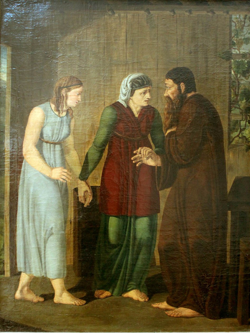 Tyska: Zuführung der Hagar Hagar blir Abrahams konkubin av Joseph Wintergerst