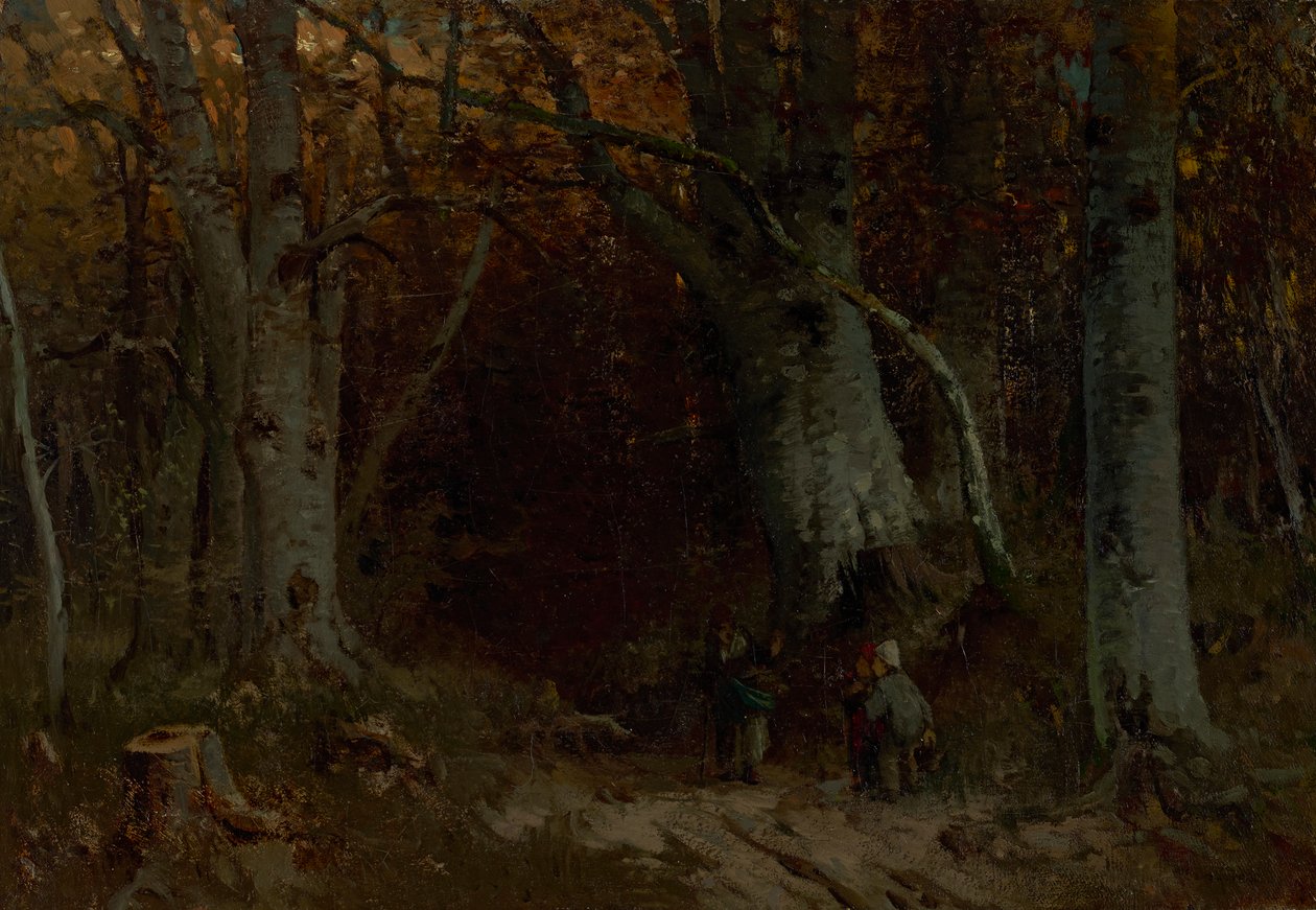 Hans och Greta av Joseph Wopfner
