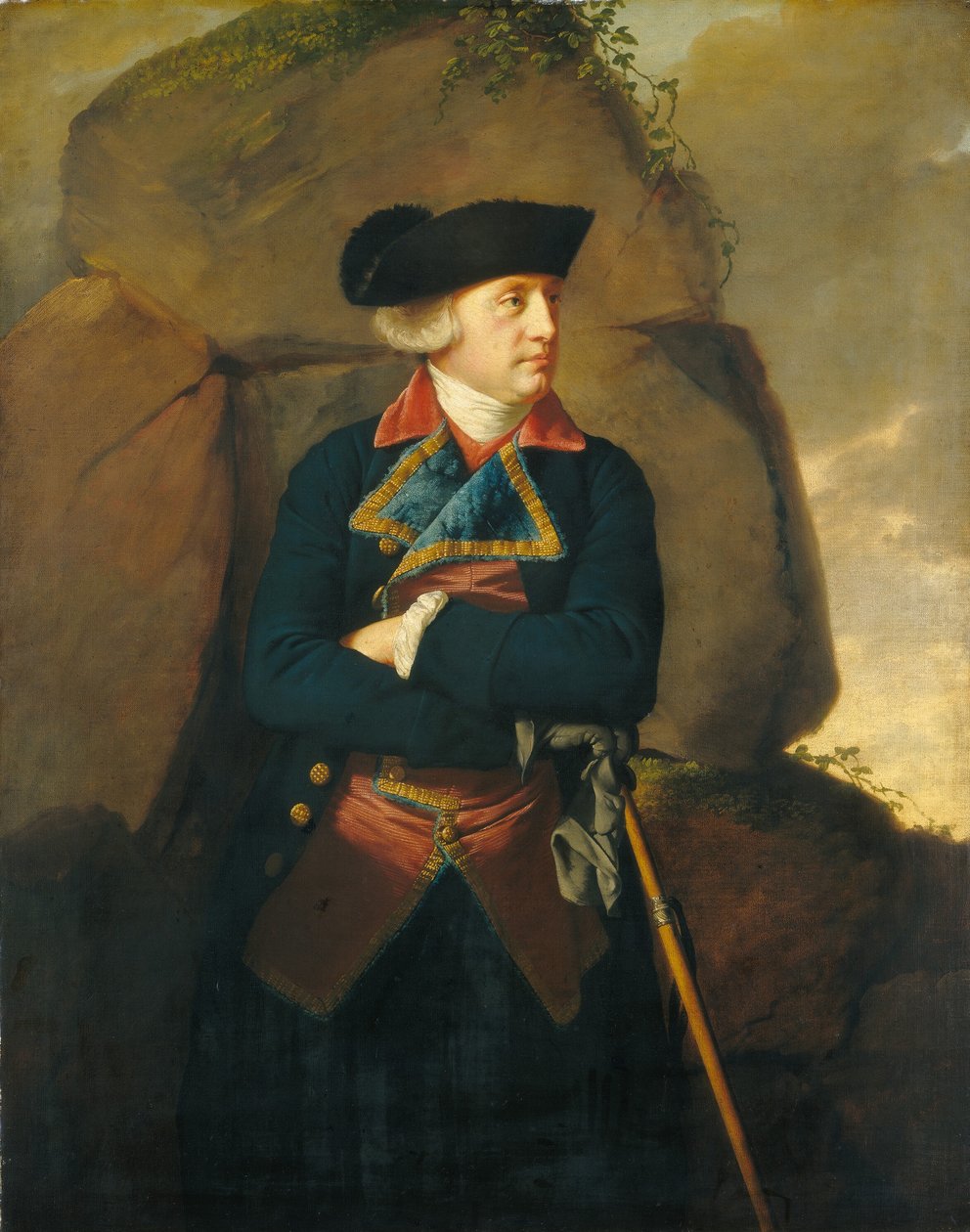 Porträtt av en gentleman av Joseph Wright