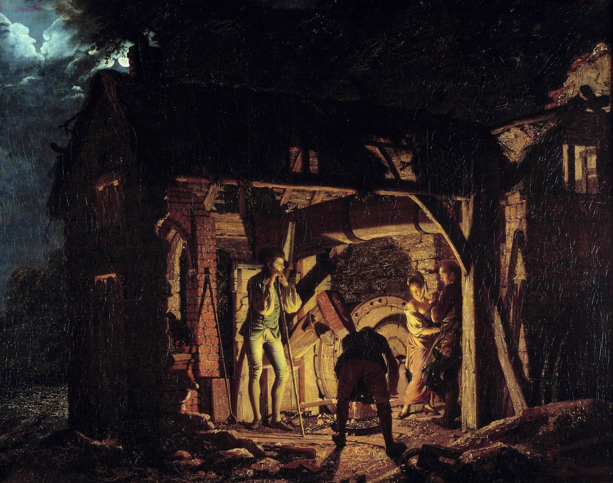 En smedja på 1700-talet Målning av Joseph Wright från Derby (1734-1797) 1773 Sankt Petersburg, Hermitagemuseet av Joseph Wright of Derby
