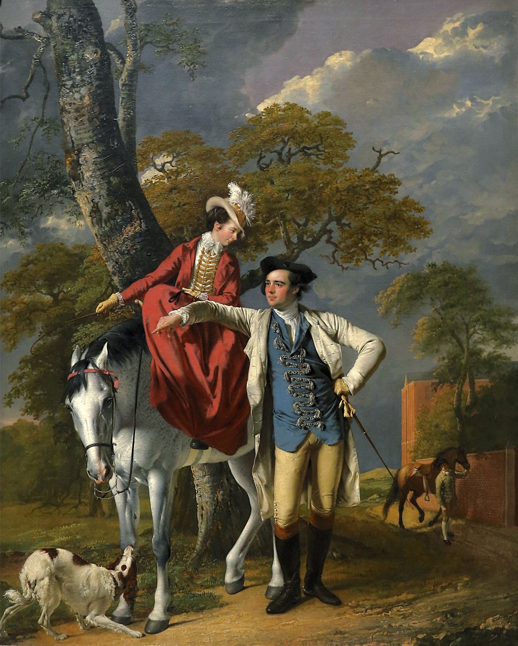 Herr och fru Thomas Coltman, ca 1770-72 av Joseph Wright of Derby