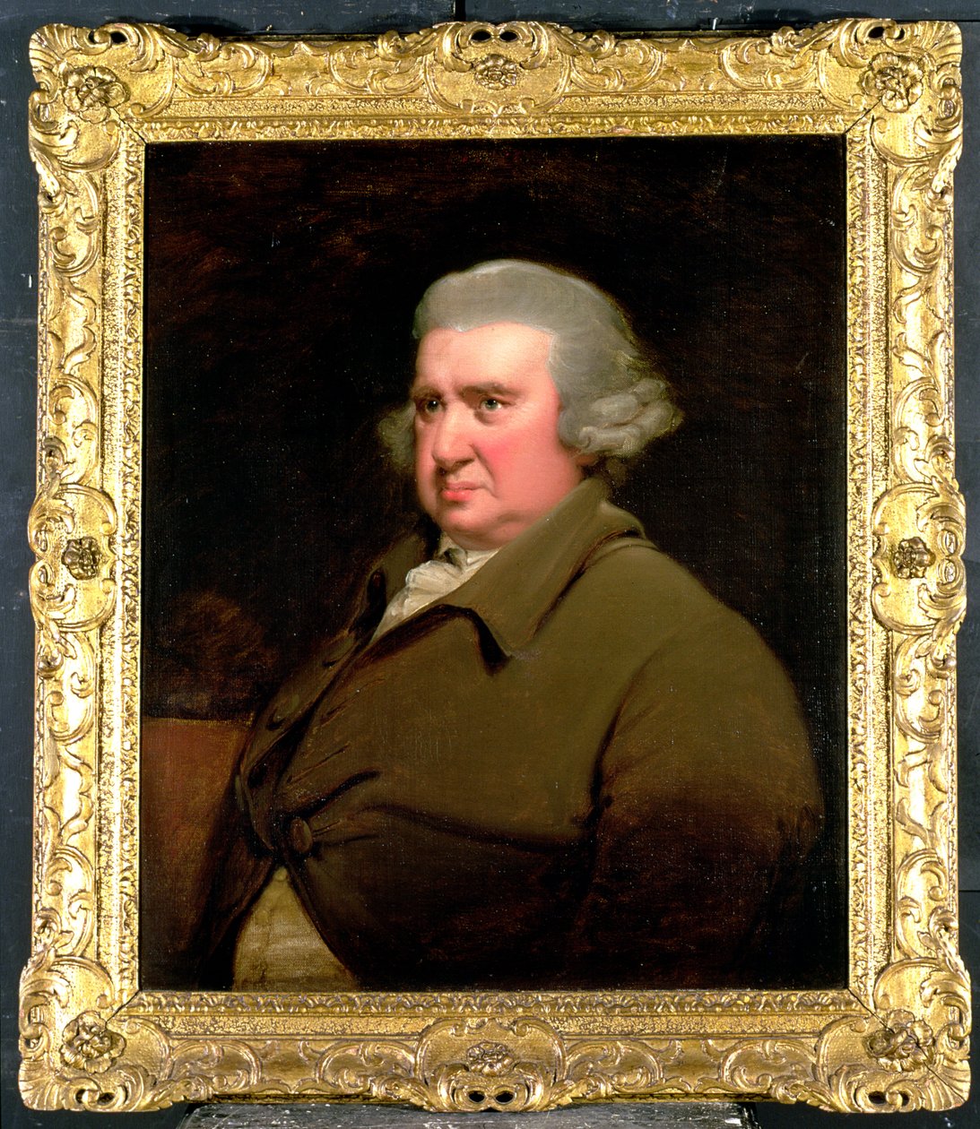 Porträtt av dr Erasmus Darwin, (1731-1802) vetenskapsman, uppfinnare och poet, farfar till Charles Darwin, 1792-93 (se även 5516). av Joseph Wright of Derby