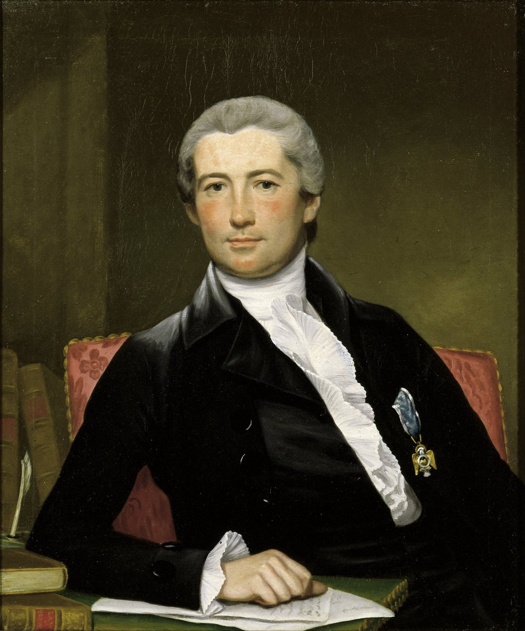 Porträtt av general Giles av Joseph Wright of Derby