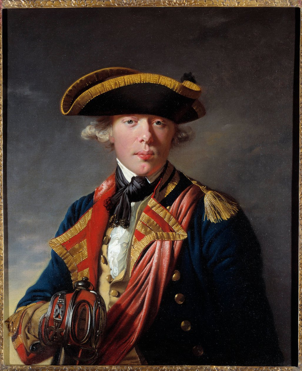 Porträtt av James Cook (1728 - 1779), brittisk navigatör runt 1766 - 1768. Målning av Joseph Wright från Derby (1734 - 1797). Kansas City Museum Of Art av Joseph Wright of Derby
