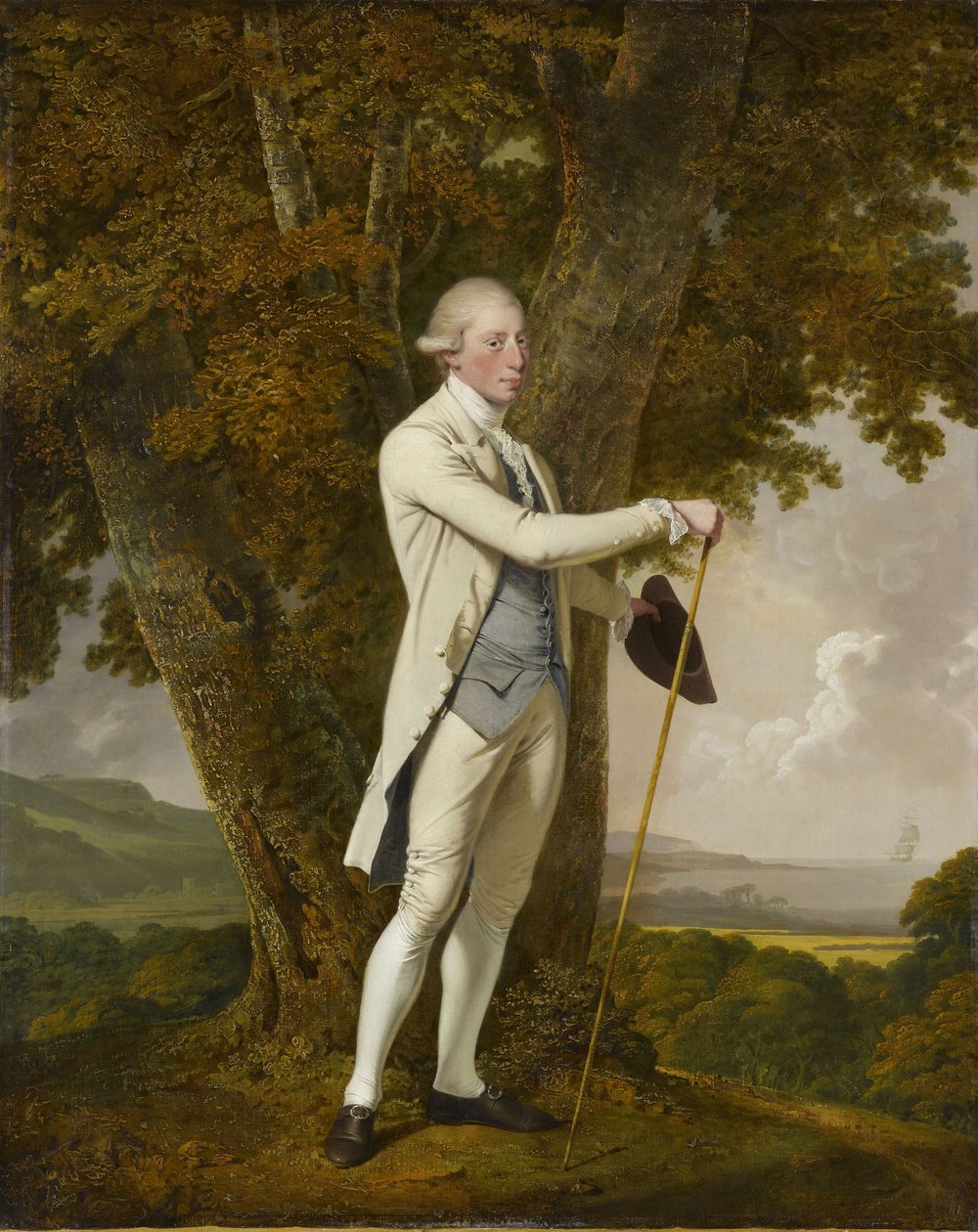Porträtt av John Milnes av Joseph Wright of Derby