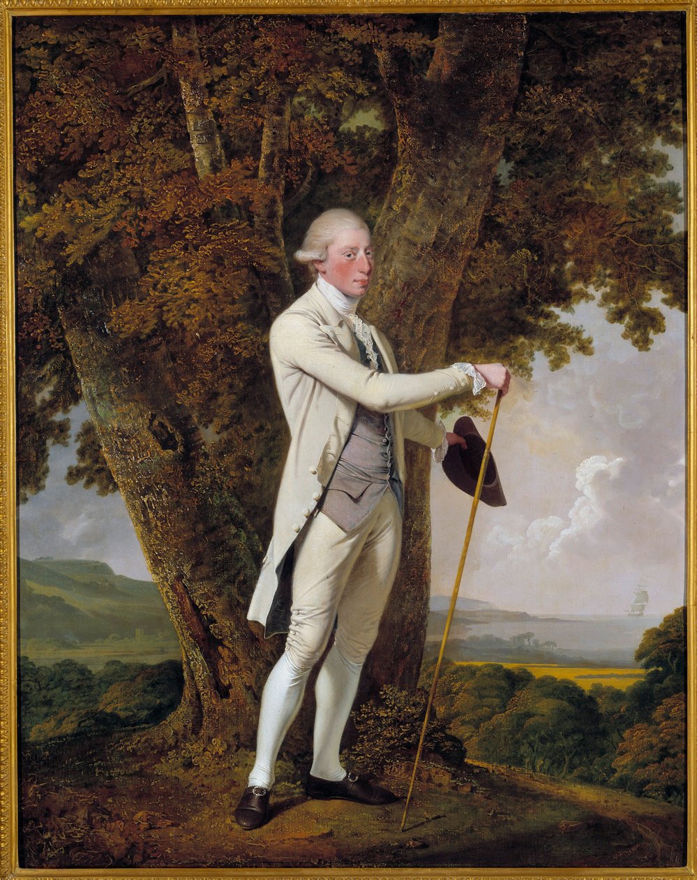 Porträtt av John Milnes av Joseph Wright of Derby