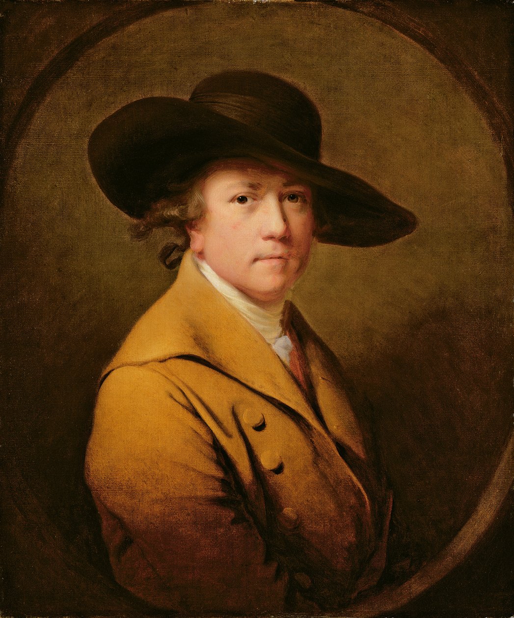 Självporträtt, ca 1780 (olja på duk) av Joseph Wright of Derby