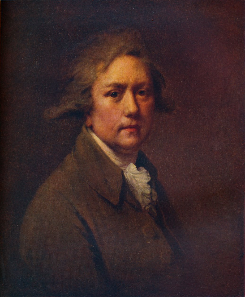 Självporträtt vid ungefär femtio års ålder, c1782-1785, 1930. av Joseph Wright of Derby
