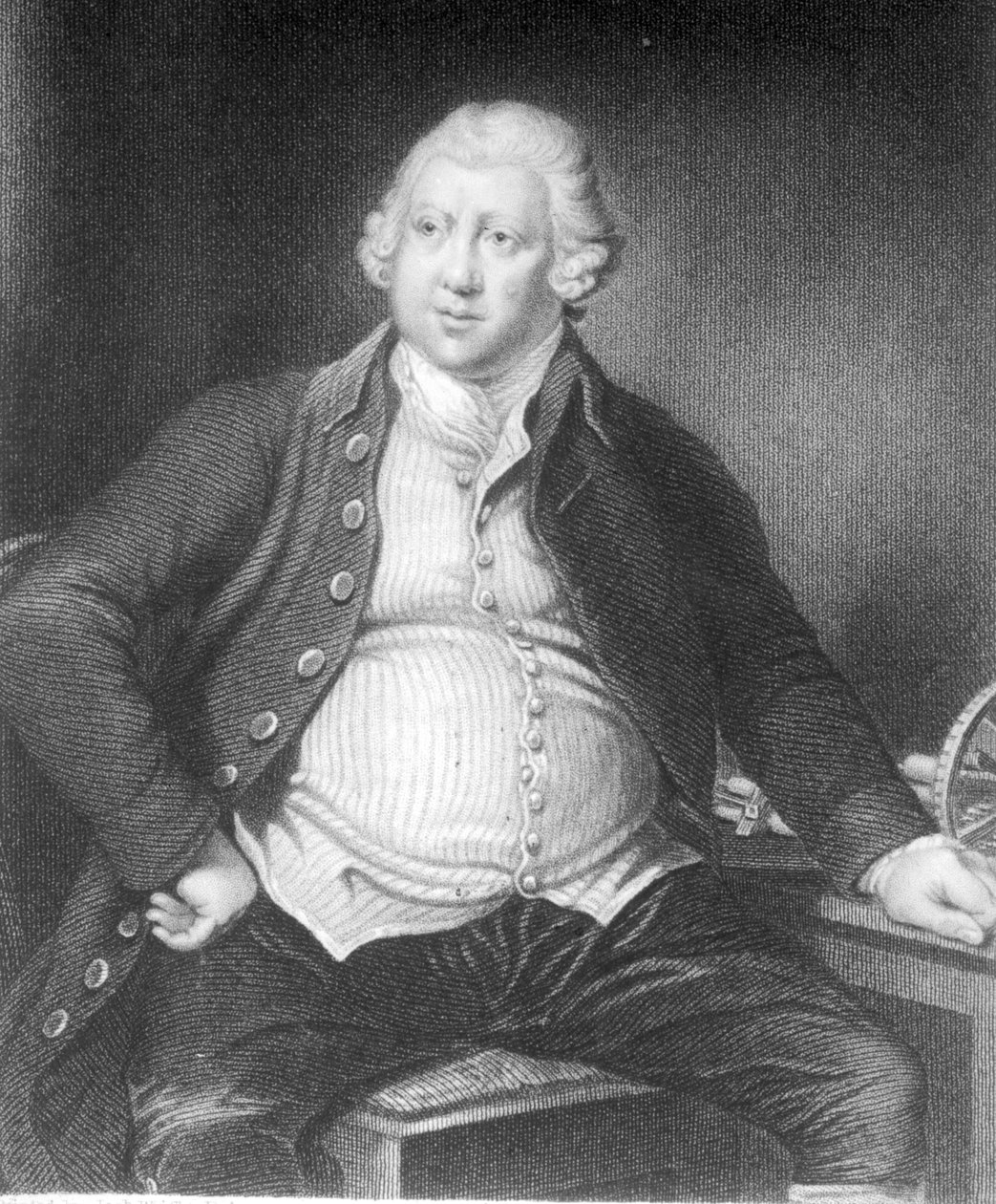 Sir Richard Arkwright, graverad av Joseph Jenkins, 1833 av Joseph Wright of Derby