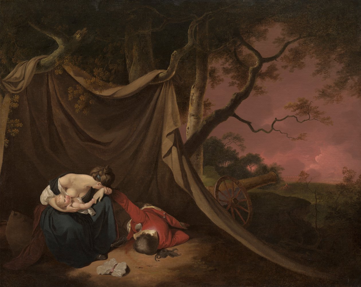 Den döde soldaten av Joseph Wright of Derby