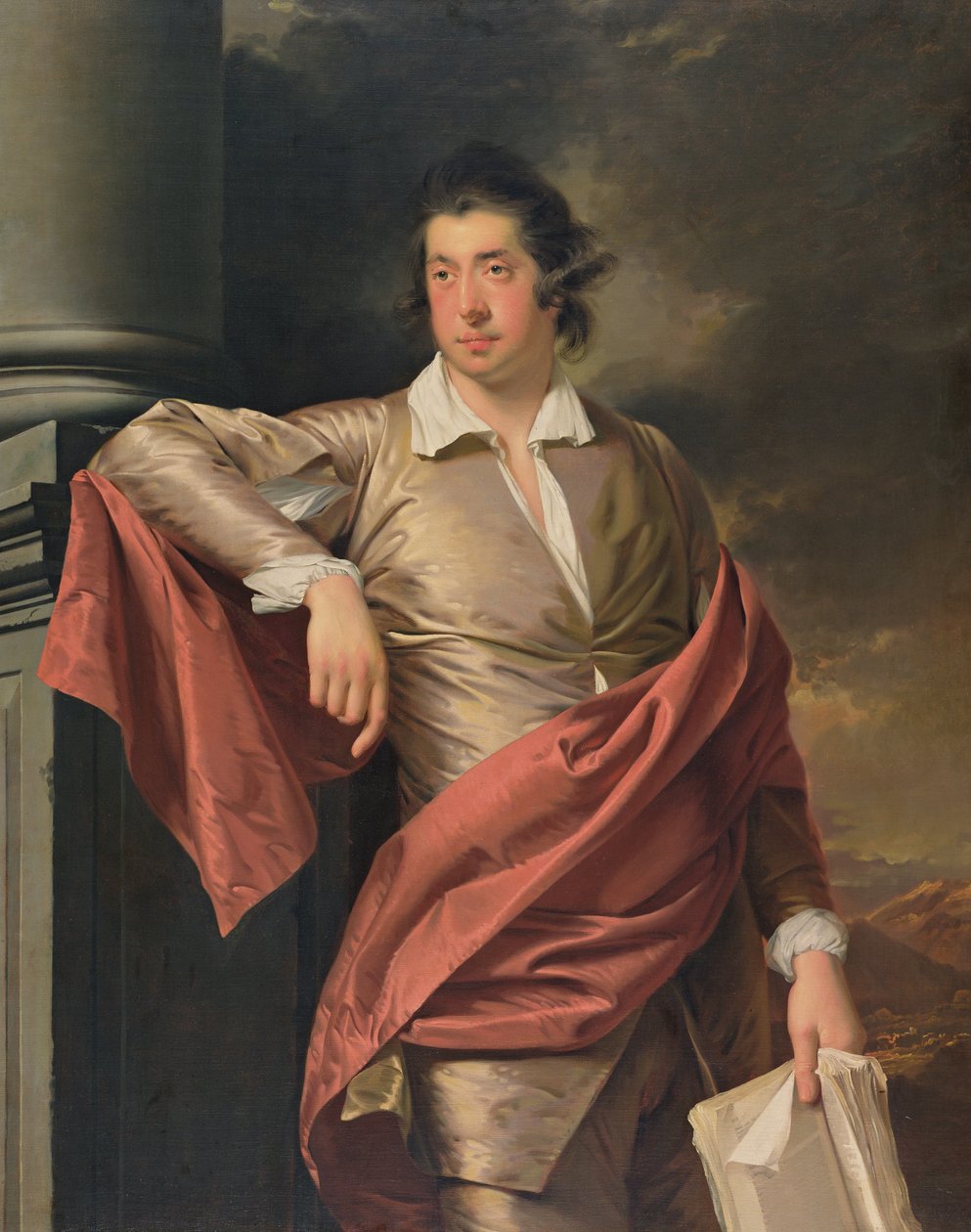 Thomas Day (olja på duk) av Joseph Wright of Derby