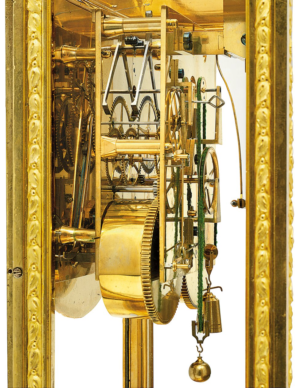 Ludvig XVI månad pågående medel och soltid mantel regulator med remontoire av Joseph and Robin Robert  Coteau