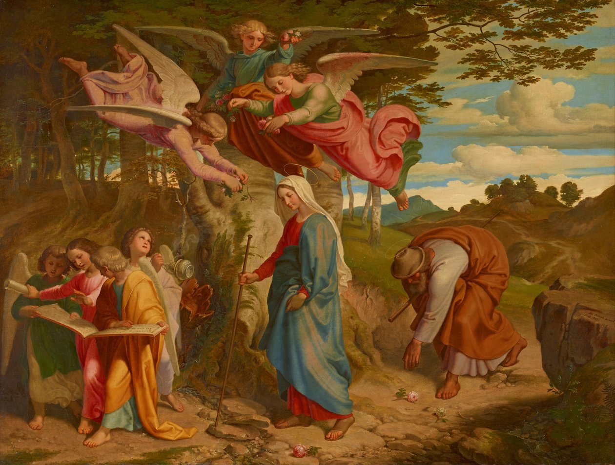 Marias färd över bergen av Joseph von Fuhrich